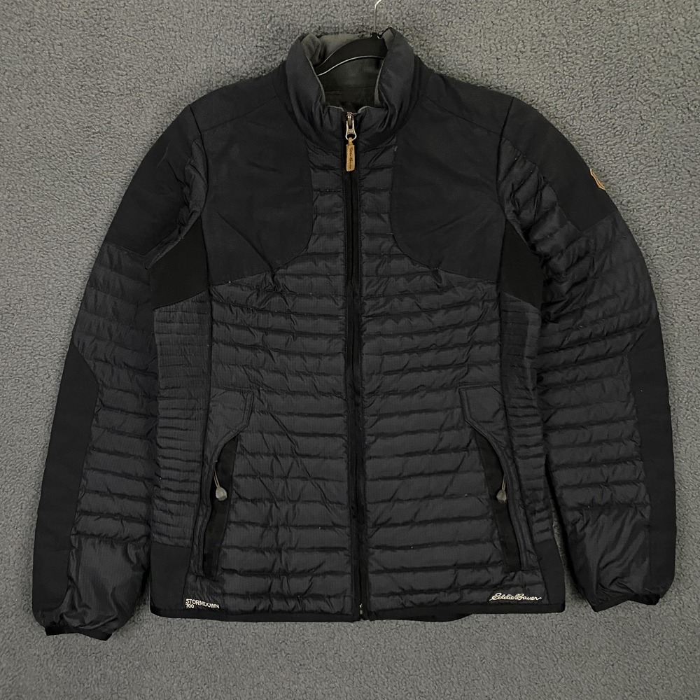 Eddie Bauer Jacket Womens Small Stormdown 700 Goose Puffer Insulated‎ Full Zip